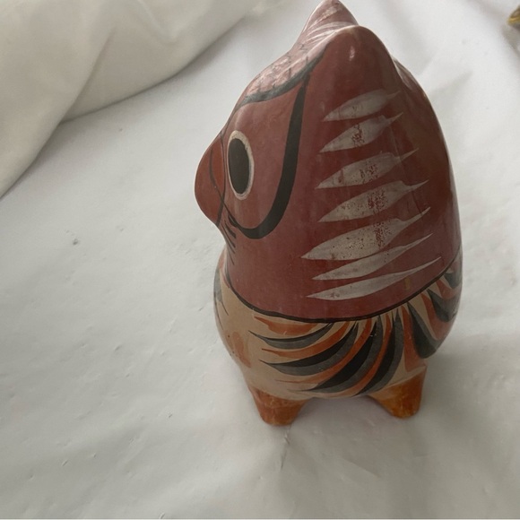 VNTG Handcrafted Tonala’ Owl Figurine - Picture 4 of 7